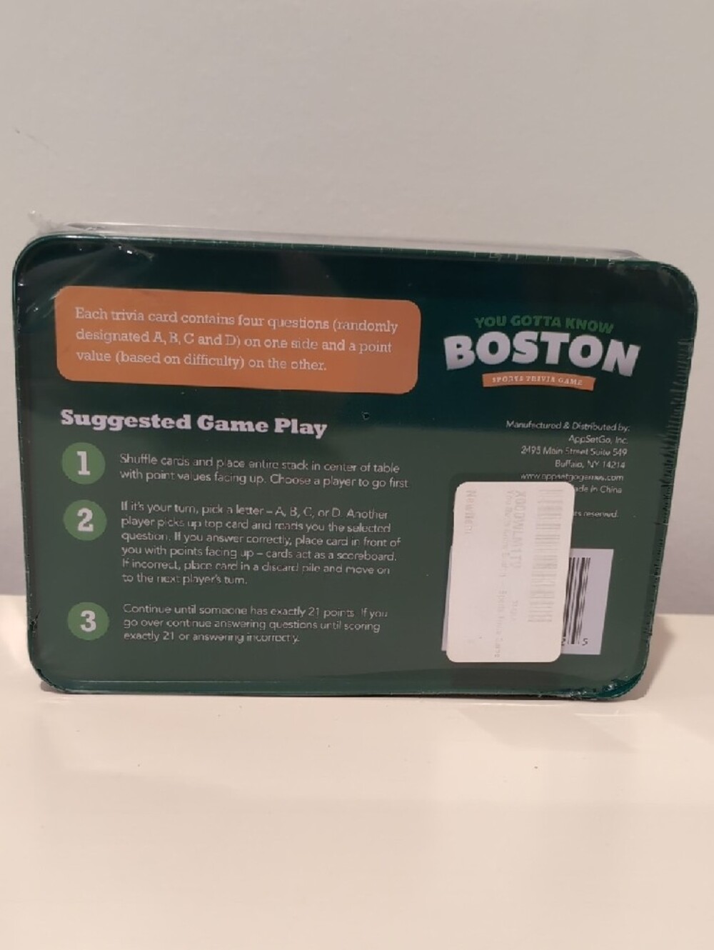 You Gotta Know Boston Sports Trivia Game - Picture 2 of 2